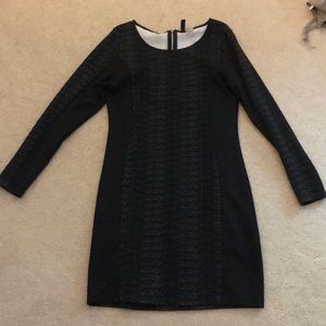 Long Sleeved Black Dress